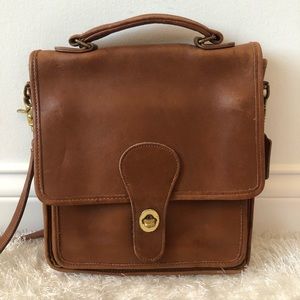 Coach leather crossbody bag